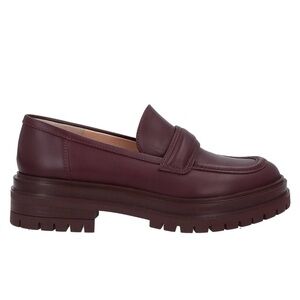 Gianvito Rossi Milano Burgundy Loafers size 35